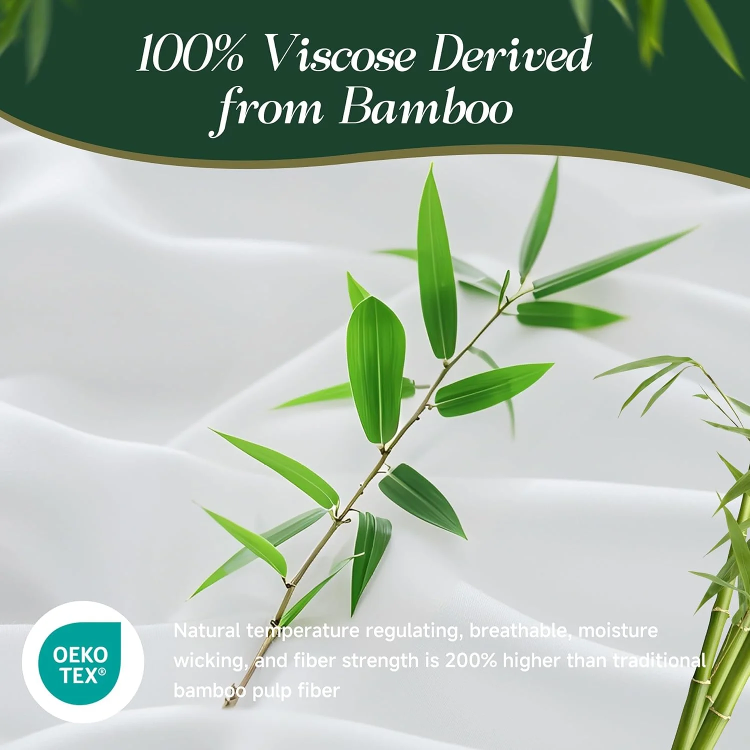 ست ملحفه 5 تکه ویسکوز 100% بامبو Simple&Opulence، خنک کننده برای افراد گرمایی، ست ملحفه نرم و قابل تنفس، جیب های عمیق 15 اینچی، ملحفه های ملافه ابریشمی لوکس هتل (سفید، کینگ دوتایی) ست ملحفه 5 تکه ویسکوز 100% بامبو Simple&Opulence، خنک کننده برای افراد گرمایی، ست ملحفه نرم و قابل تنفس، جیب های عمیق 15 اینچی، ملحفه های ملافه ابریشمی لوکس هتل (سفید، کینگ دوتایی)