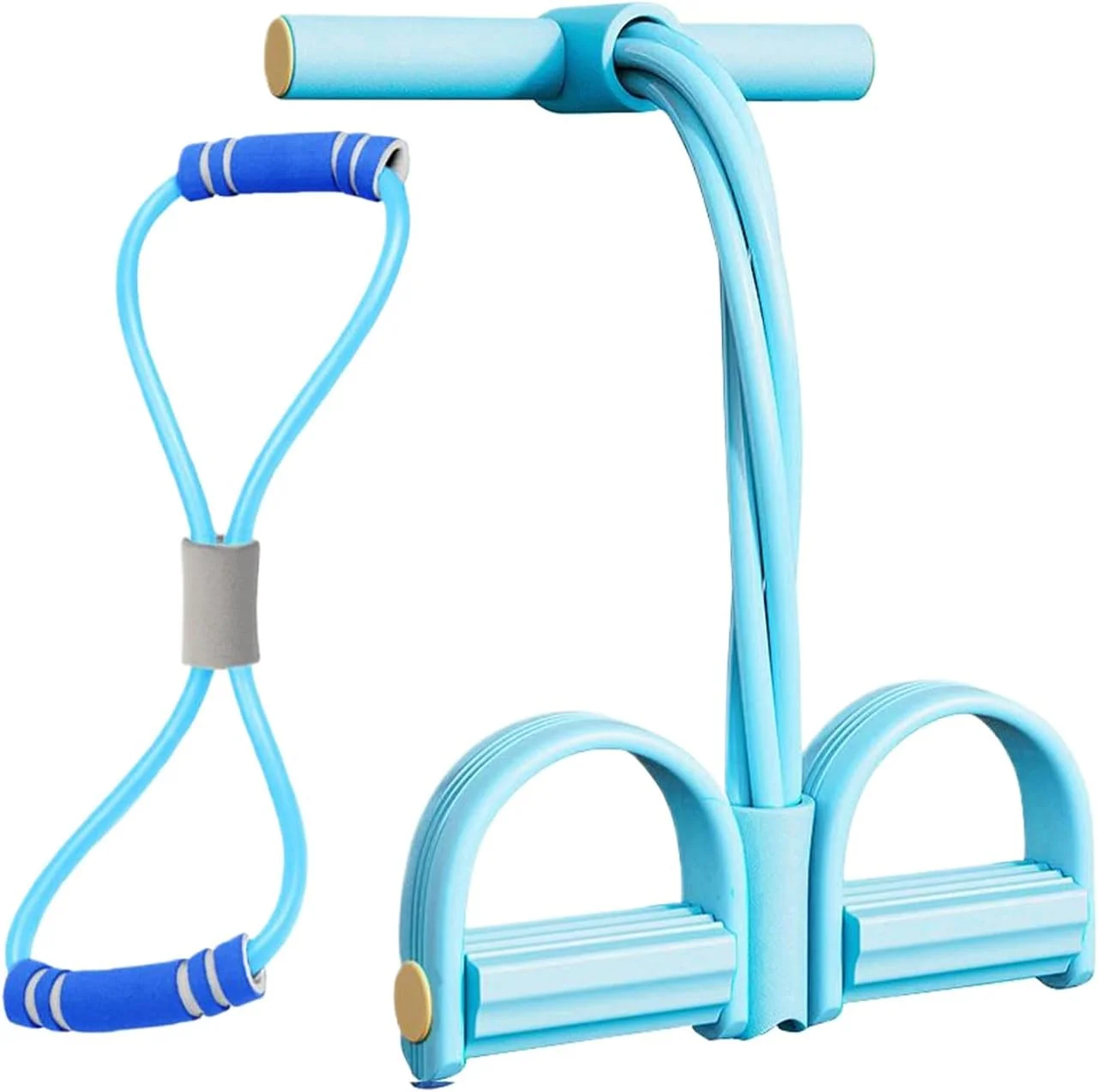 طناب کششی دراز و نشست | تجهیزات ورزشی کششی الاستیک برای دراز و نشست، تجهیزات ورزشی تناسب اندام برای تمرینات کل بدن، کشش پا، شکم، کمر، بازو، لاغری و بدنسازی