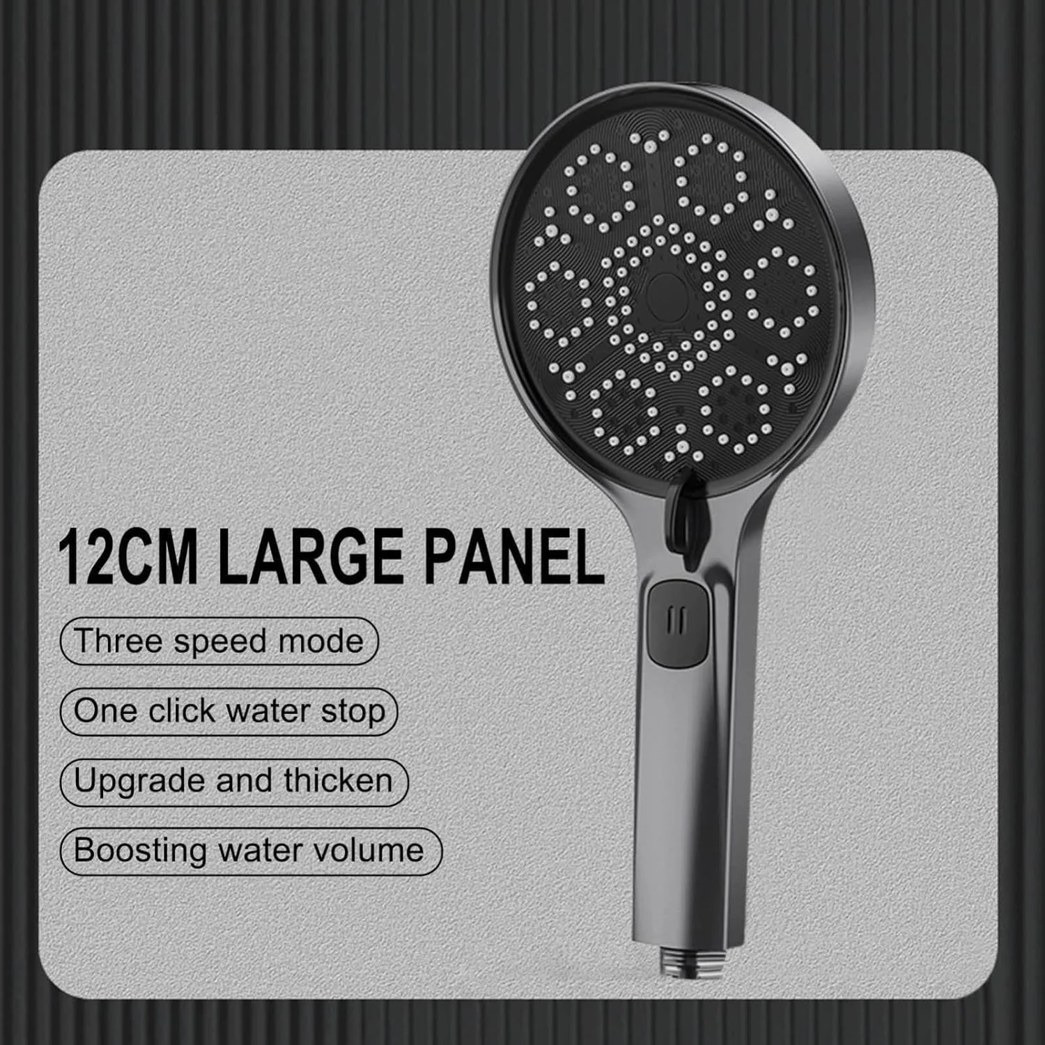 سردوش حمام دستی، سردوش - سردوش دستی فشار قوی، ارتقاء یافته با 3 حالت اسپری، صرفه جویی در آب و ضد گرفتگی، مناسب برای سالمندان، کودکان، حیوانات خانگی و نظافت