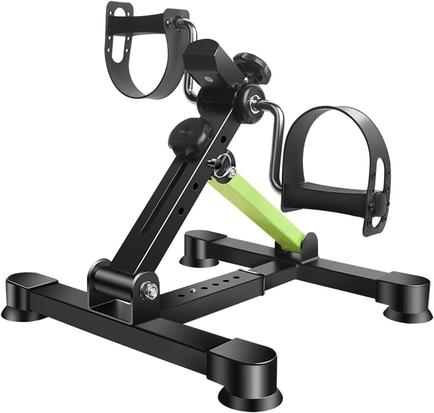 پدال تمرین هوازی، دوچرخه پدالی خانگی زیر میزی، تجهیزات تناسب اندام داخلی، مینی دوچرخه برای تمرین توانبخشی پا/بازو با نمایشگر LCD