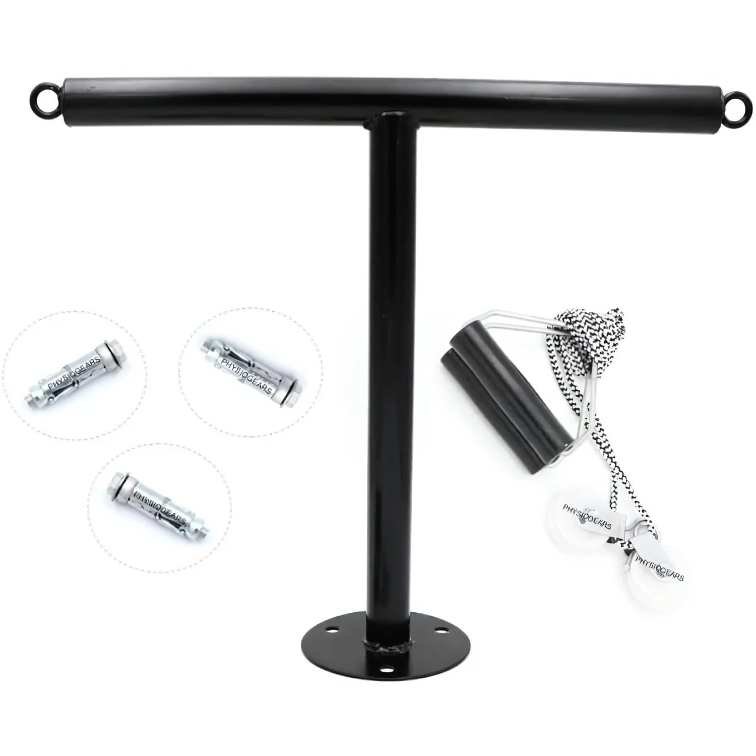 فیزیو تراپی شانه مدل قرقره تی شکل فیزیوگیرز - تجهیزات ورزشی (مشکی)