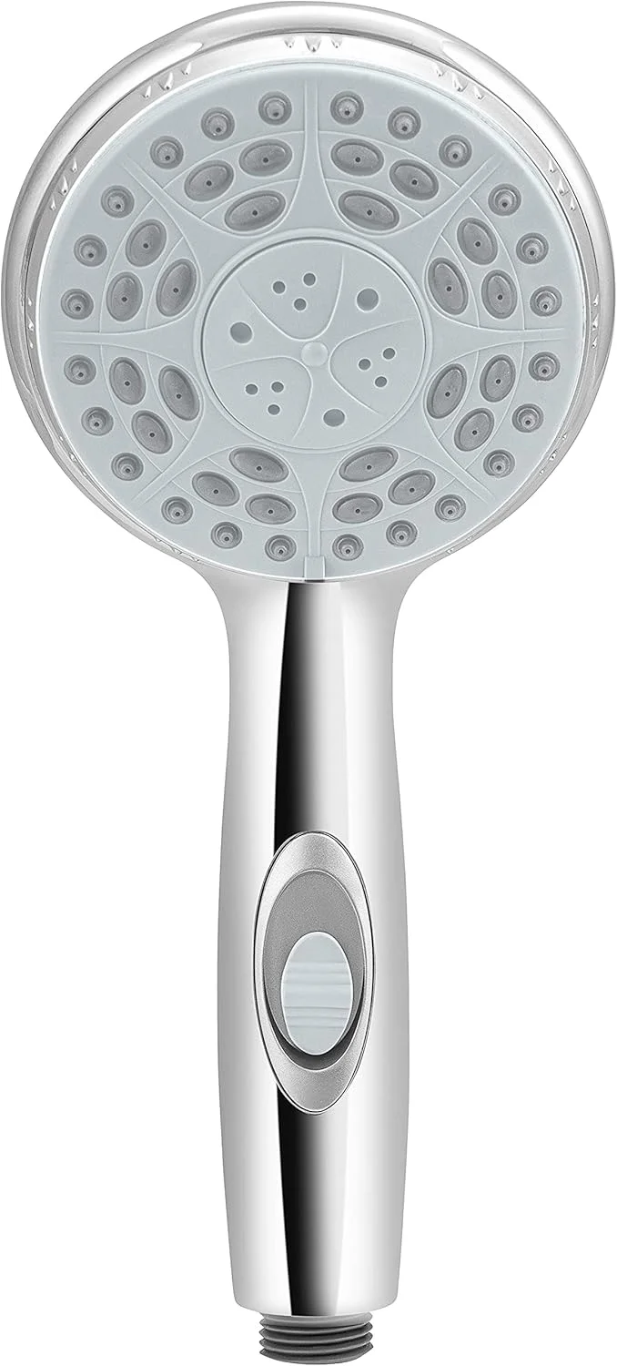 سردوش دستی کورنات Canzano New TECB3477 - قطر سر دوش 100 میلی متر - روکش کروم - 3 حالت پاشش - نرمال و ماساژ - قطع کننده آب و ضد رسوب