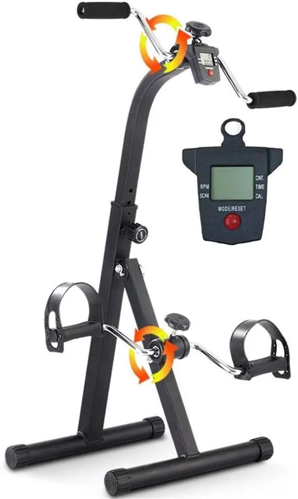 دستگاه پدال ورزشی پزشکی SHKY - دوچرخه ورزشی خانگی، برای پاها و بازوها، تجهیزات توانبخشی تناسب اندام قابل تنظیم برای سالمندان و بیماران