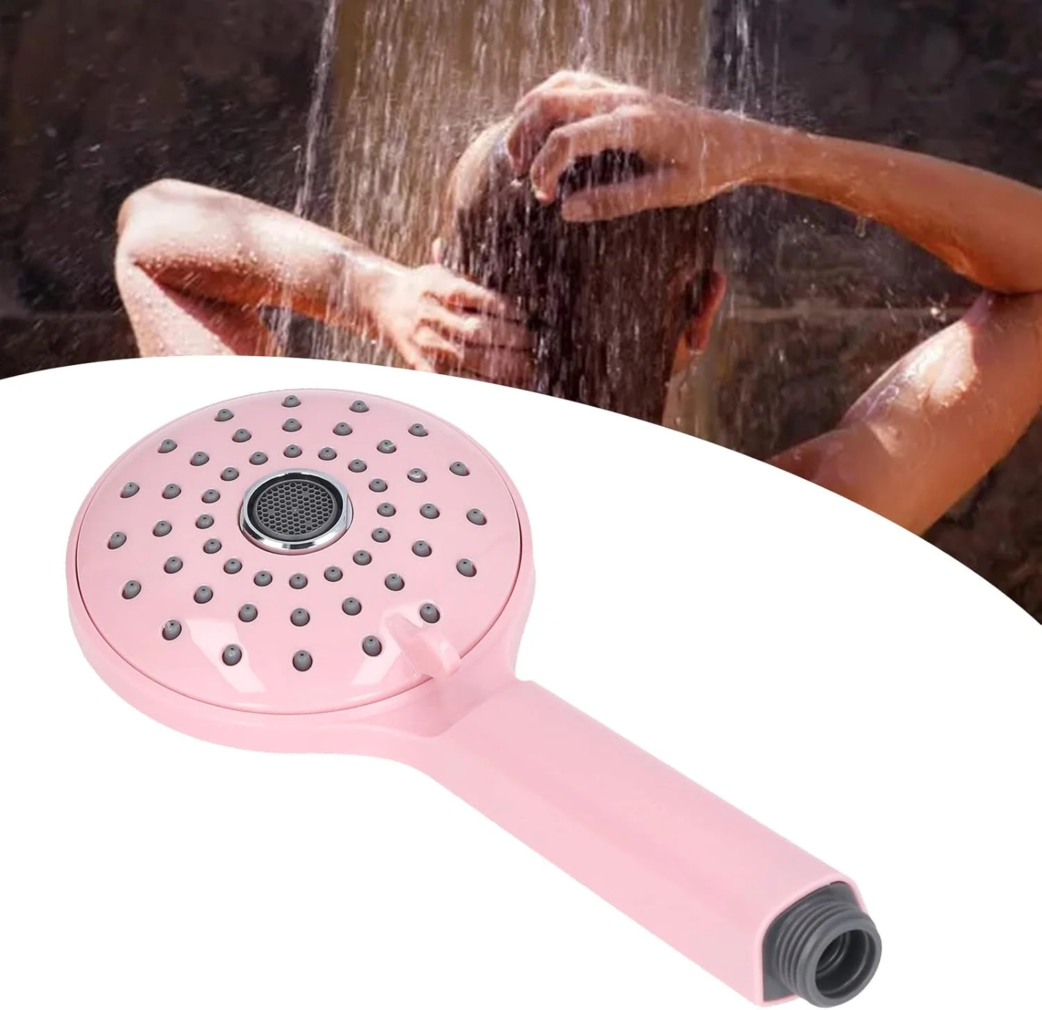 سردوش حمام فشار قوی با 2 حالت، ساخته شده از ABS مقاوم در برابر زنگ زدگی، سردوش محافظ پاشش آب برای کودکان، سالمندان و حیوانات خانگی