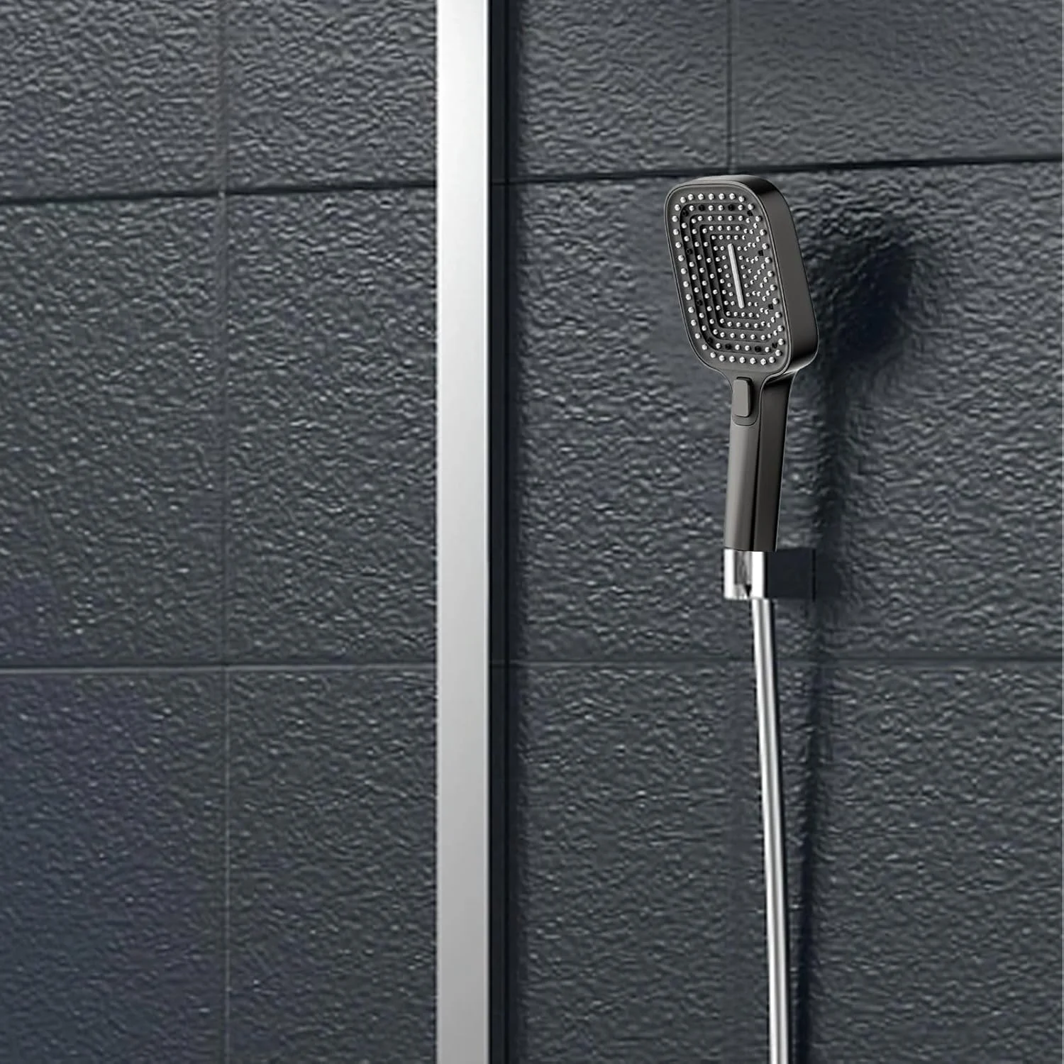 سردوش حمام فشار قوی، سردوش دستی مربعی فشار قوی، لوازم جانبی حمام ضد گرفتگی برای شستشو، نظافت، کودکان، بزرگسالان، حیوانات خانگی، خانه، خوابگاه، آپارتمان