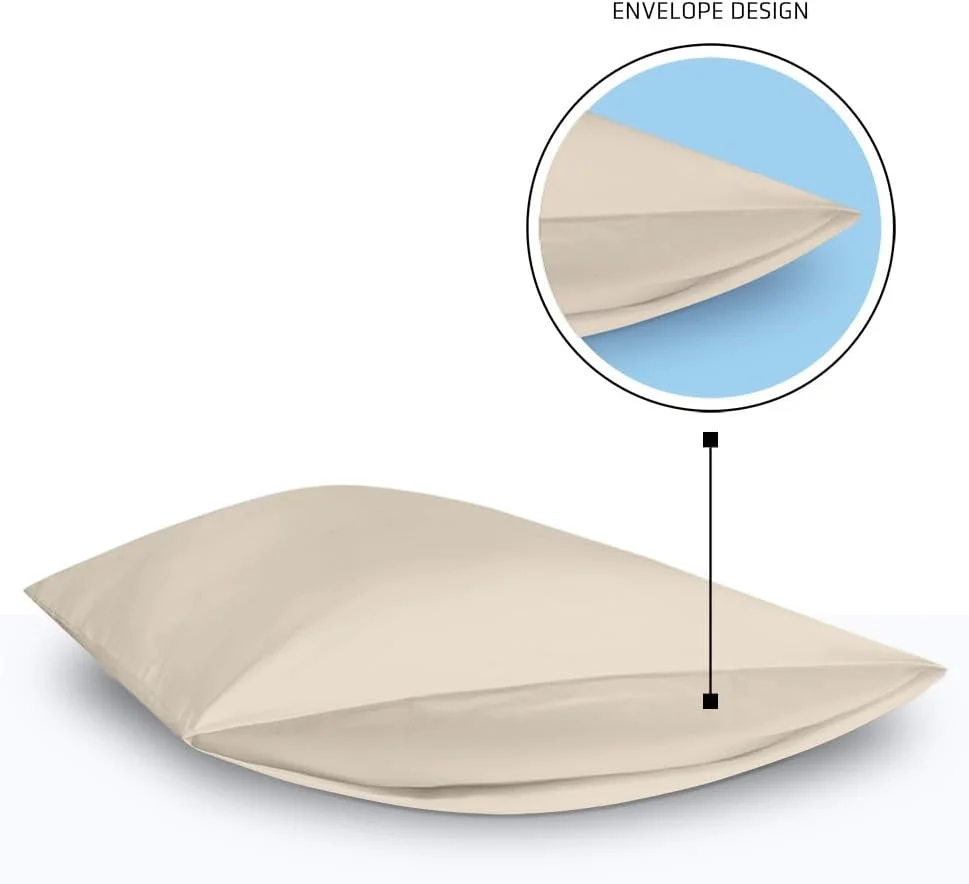 ست ملحفه 4 تکه هتلی سایز کینگ (1 ملحفه رو + 1 ملحفه کش دار + 2 روبالشتی)، بافت ساتن 400 نخ، ملحفه 100% پنبه، ست ملحفه با عمق 40 سانتی متر - بژ ست ملحفه 4 تکه هتلی سایز کینگ (1 ملحفه رو + 1 ملحفه کش دار + 2 روبالشتی)، بافت ساتن 400 نخ، ملحفه 100% پنبه، ست ملحفه با عمق 40 سانتی متر - بژ