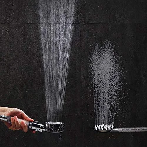 سردوش دستی HFNGNGG با دکمه توقف و شلنگ استیل بسیار بلند