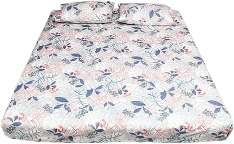 ست ملحفه سه تکه ریشا هوم Dreamweave سایز دو نفره/کویین شامل 1 عدد ملحفه (240x254 سانتی متر)، 2 عدد روبالشتی (50x75 سانتی متر) پلی کتان | روتختی، ملحفه، ست ملحفه، مجموعه ملحفه، ست ملحفه دو نفره