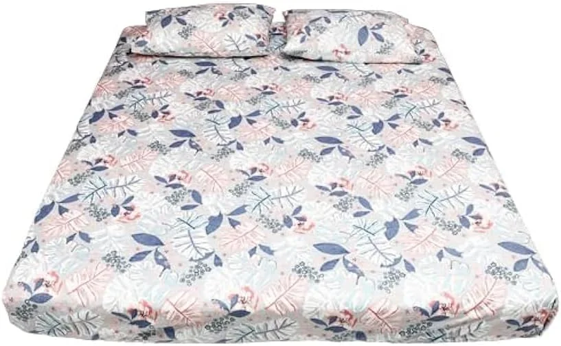 ست ملحفه سه تکه ریشا هوم Dreamweave سایز دو نفره/کویین شامل 1 عدد ملحفه (240x254 سانتی متر)، 2 عدد روبالشتی (50x75 سانتی متر) پلی کتان | روتختی، ملحفه، ست ملحفه، مجموعه ملحفه، ست ملحفه دو نفره