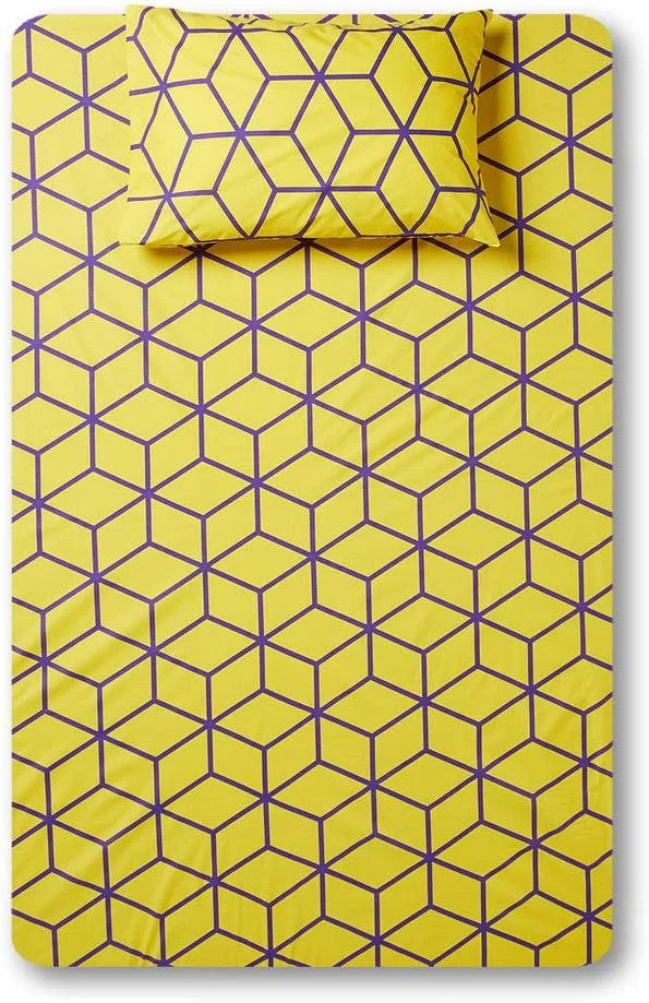 ست ملحفه چاپی ریشا هوم، نخ پنبه ۱۸۰، سایز یک نفره (۱ ملحفه + ۱ روبالشتی)، گل جعفری زرد، ۲ تکه، ۱۴۷x۲۴۰ سانتی متر ست ملحفه چاپی ریشا هوم، نخ پنبه ۱۸۰، سایز یک نفره (۱ ملحفه + ۱ روبالشتی)، گل جعفری زرد، ۲ تکه، ۱۴۷x۲۴۰ سانتی متر