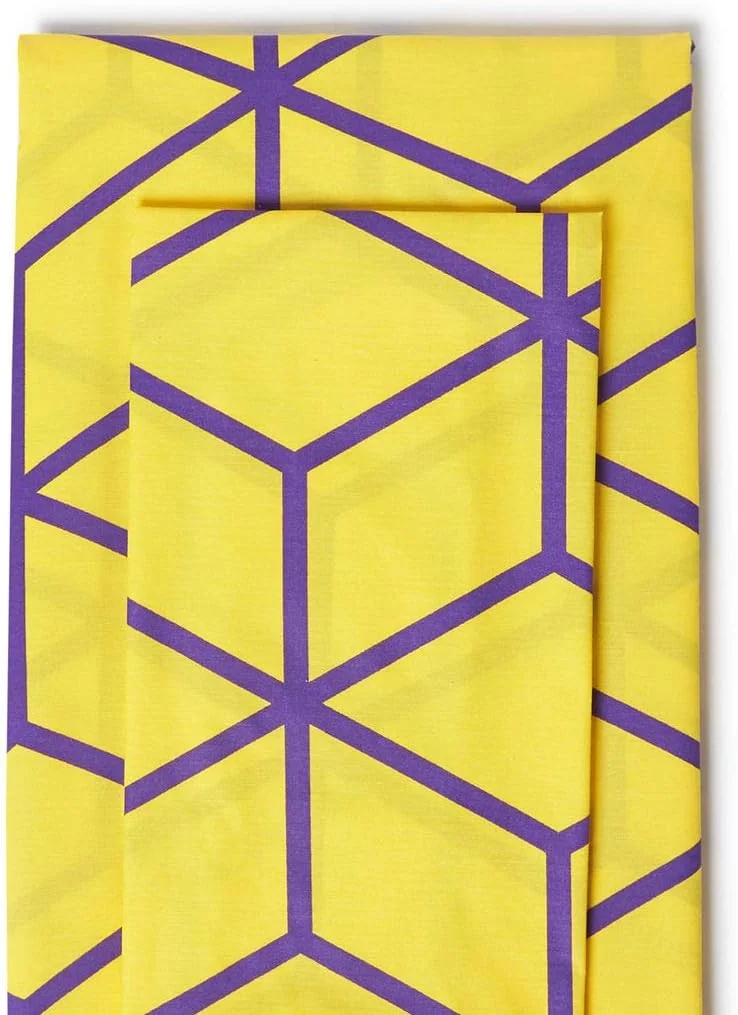 ست ملحفه چاپی ریشا هوم، نخ پنبه ۱۸۰، سایز یک نفره (۱ ملحفه + ۱ روبالشتی)، گل جعفری زرد، ۲ تکه، ۱۴۷x۲۴۰ سانتی متر ست ملحفه چاپی ریشا هوم، نخ پنبه ۱۸۰، سایز یک نفره (۱ ملحفه + ۱ روبالشتی)، گل جعفری زرد، ۲ تکه، ۱۴۷x۲۴۰ سانتی متر