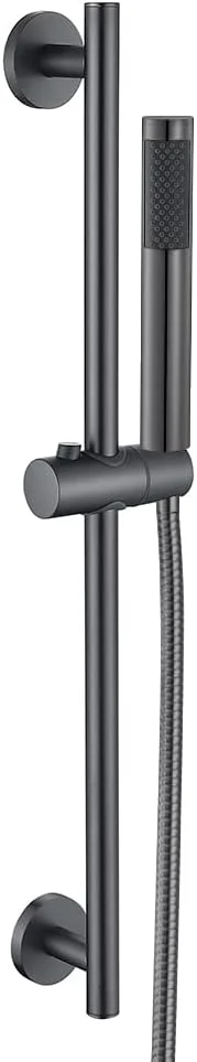 دوش دستی فشار قوی X به همراه میله لغزنده، ست دوش دستی دیواری به همراه شلنگ استیل 1.5 متری، روکش کروم