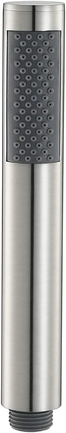 سردوش دستی استوانه‌ای برنجی با خروجی آب سیلیکونی، تک حالته، طلایی تیتانیوم