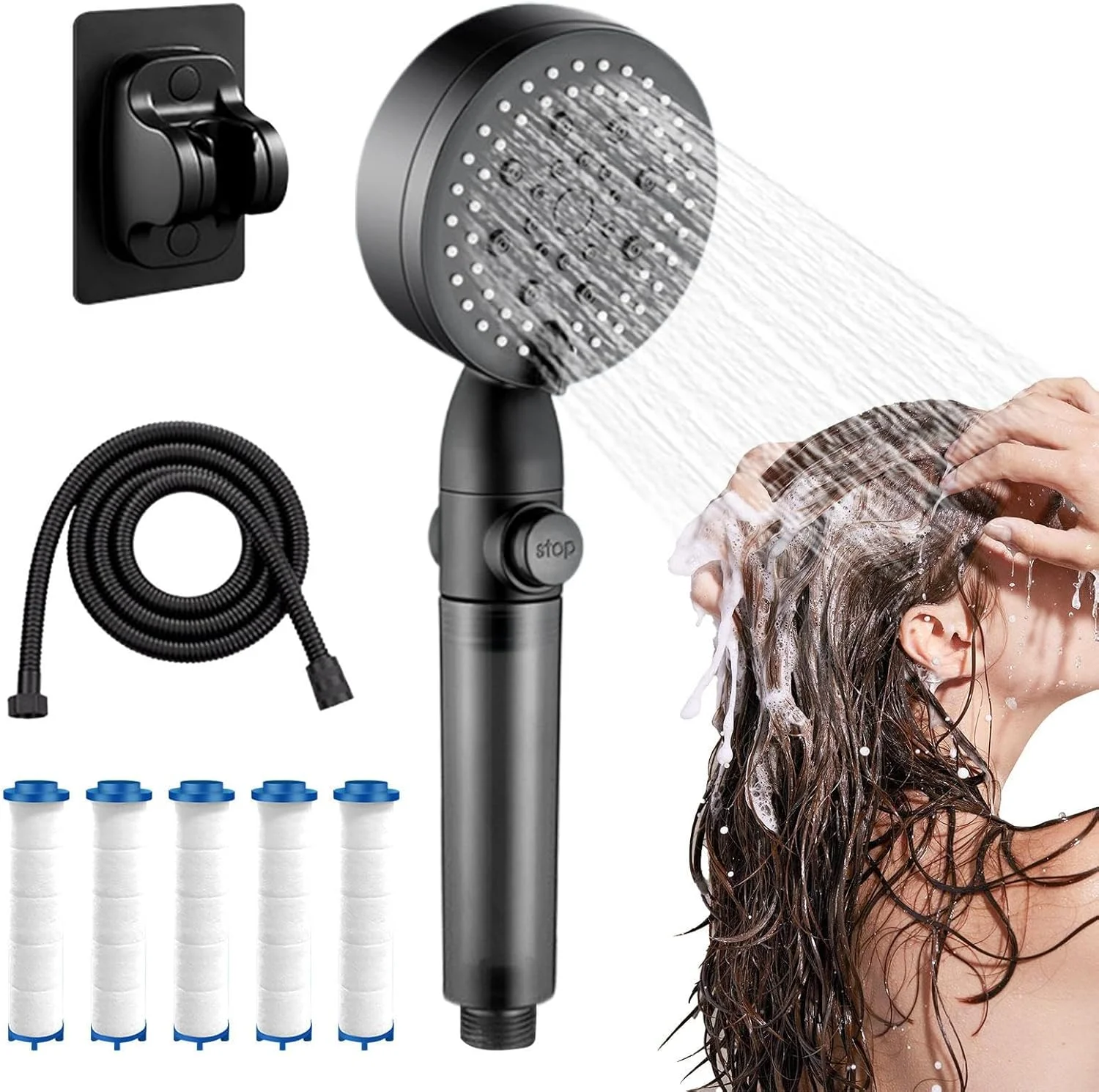 سری دوش فیلتردار | سری دوش دستی، سر دوش حمام مناسب پسران دختران خوابگاه کمپینگ و کاروان