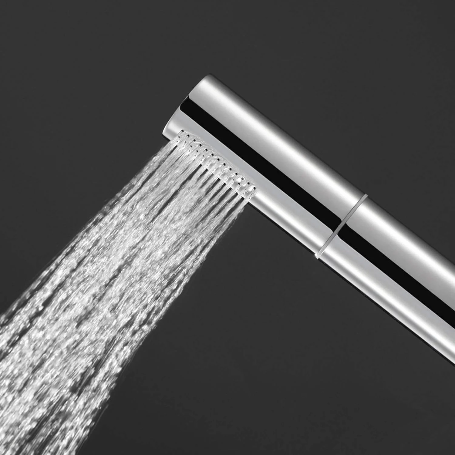 سردوش دستی برنجی با 2 حالت پاشش، فشار قوی، سردوش بارانی دستی جداشدنی و قابل شستشو، لوازم جانبی دوش حمام، کروم