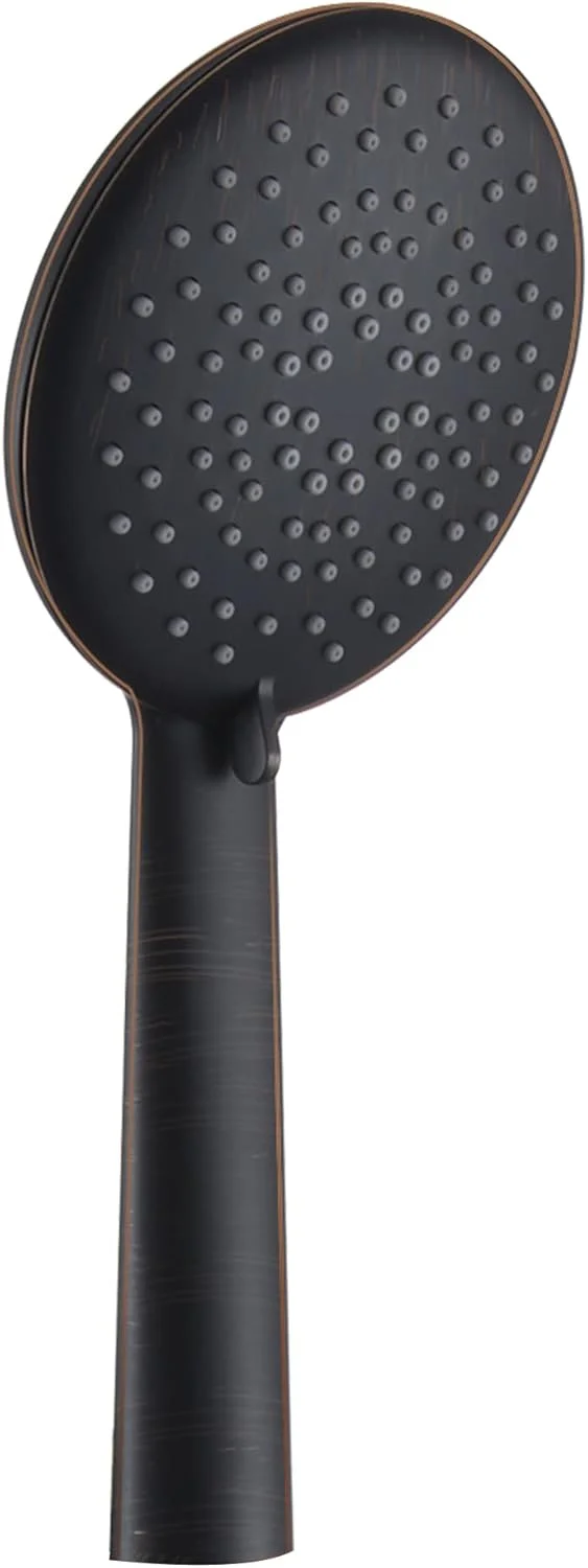 دوش دستی گابرلی با فشار قوی و 5 حالت تنظیم، رنگ برنز روغنی (فقط سر دوش)