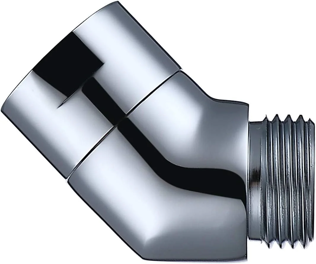 آداپتور دوش دستی کروم اندود 45 درجه