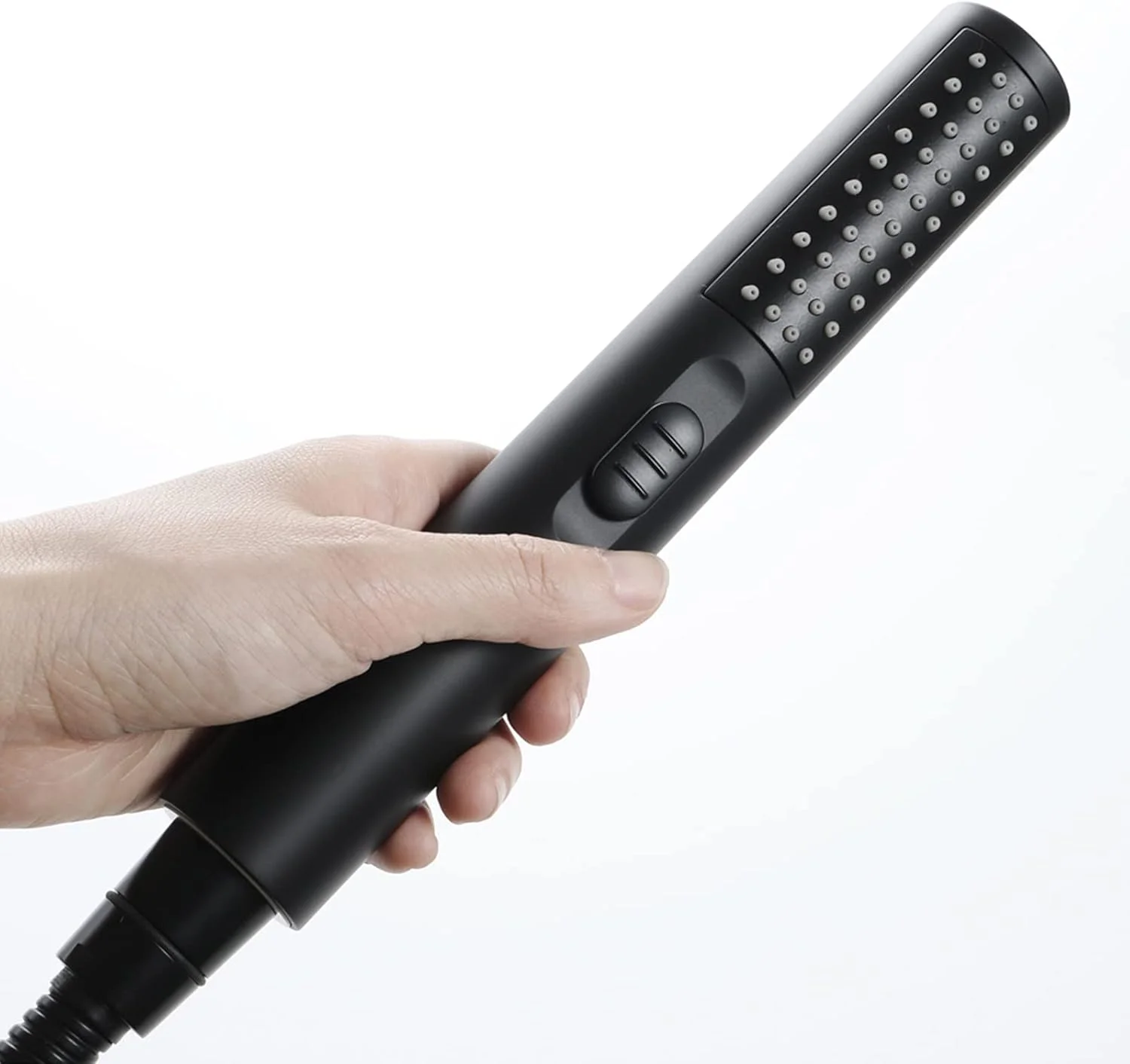 سردوش دستی GaRcan، بیضی شکل ABS، سردوش دستی دو کاره 2 در 1، سردوش دستی با فشار بالا، میله سردوش دستی با جریان بالا با شلنگ دوش استیل 1.5 متری و نگهدارنده دوش ABS، نوع 1