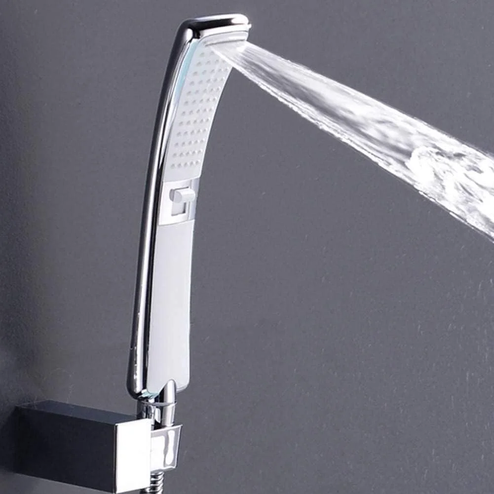 سردوش دستی GHQERTY با دو حالت پاشش، فشار قوی، نازل اسپری، تجهیزات، سردوش آبشاری دستی، لوازم جانبی خانگی، ABS، صرفه جویی در آب، مربعی سردوش دستی GHQERTY با دو حالت پاشش، فشار قوی، نازل اسپری، تجهیزات، سردوش آبشاری دستی، لوازم جانبی خانگی، ABS، صرفه جویی در آب، مربعی