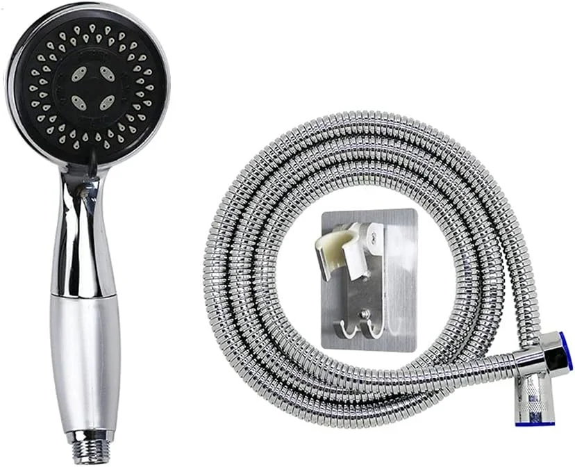 سردوش دستی GRFIT با 3 حالت پاشش، مناسب برای حمام و منزل، با رابط جهانی (سایز E) سردوش دستی GRFIT با 3 حالت پاشش، مناسب برای حمام و منزل، با رابط جهانی (سایز E)