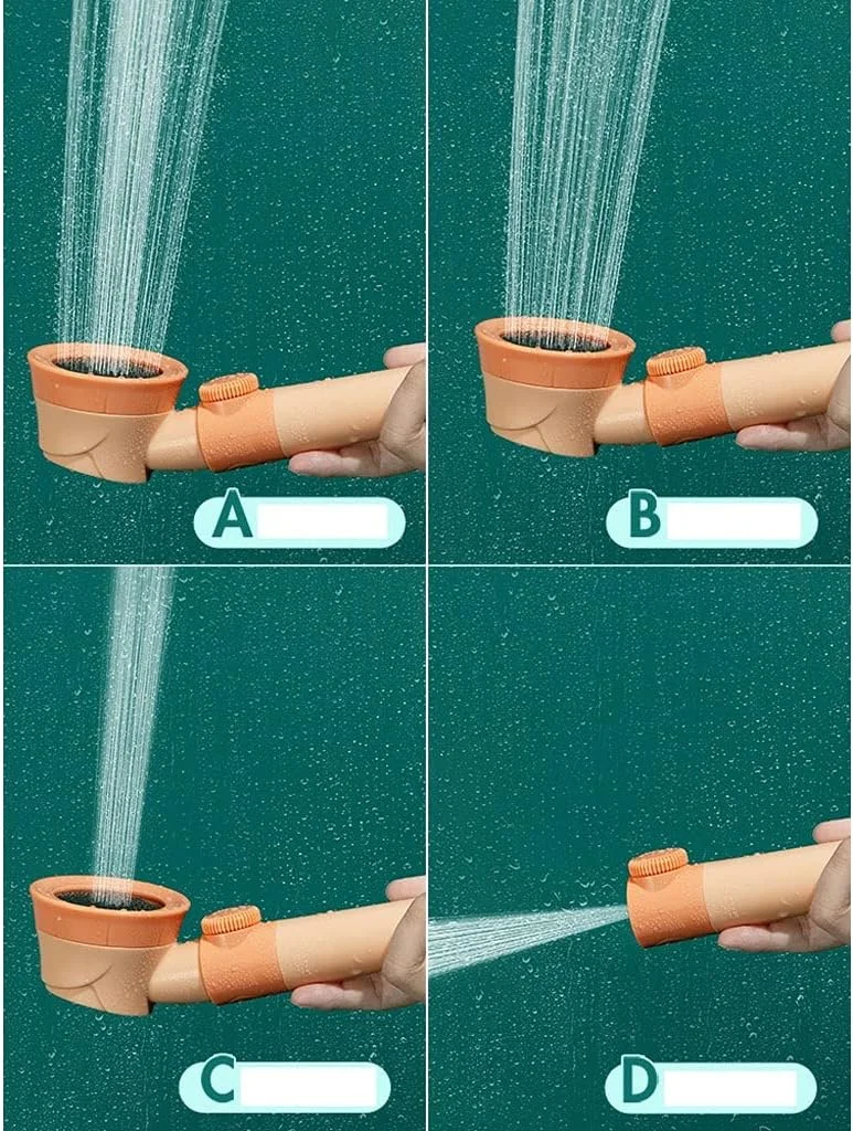 سردوش GRFIT با 4 حالت پاشش، سردوش دستی تک‌حالته قابل حمل برای حمام، طول 9.25 اینچ، رابط جهانی، رنگ سبز