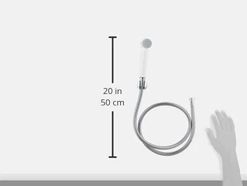 ست شلنگ توالت GROHE Tempesta-F Trigger Spray 30 با نگهدارنده دیواری، 1 حالت پاشش | شامل: شلنگ توالت با کنترل ماشه ای / نگهدارنده دیواری شلنگ / شلنگ 1250 میلی متری | سیستم ضد رسوب | کروم | 27812IL1