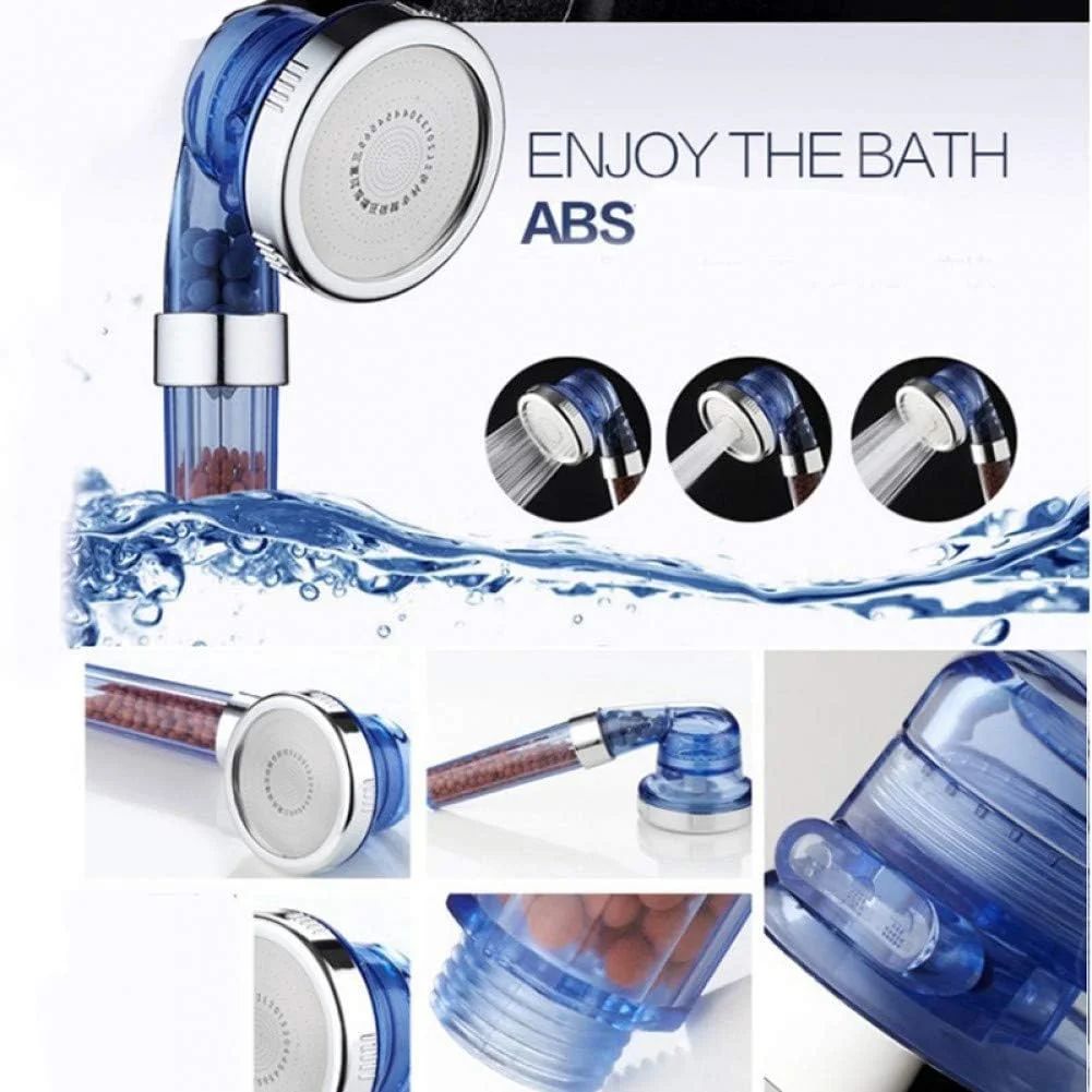 ست دوش حمام Guomipai، سر دوش برنجی عتیقه با سر دوش دستی، صرفه جویی در آب، لوازم جانبی حمام، دوش دستی، سر دوش