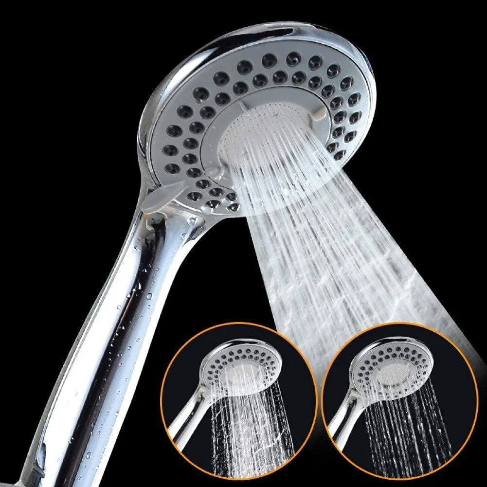 دوش دستی Guomipai، سردوش حمام، نصب دیواری، 3 حالت، پلاستیک ABS کروم، صرفه جویی در آب، سردوش گرد دستی، مجموعه نگهدارنده دوش دستی Guomipai، سردوش حمام، نصب دیواری، 3 حالت، پلاستیک ABS کروم، صرفه جویی در آب، سردوش گرد دستی، مجموعه نگهدارنده