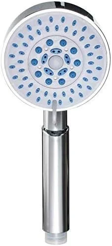 سردوش حمام فشار قوی کروم مربعی طرح بارانی به همراه کیسه و اسپری صرفه جویی در آب