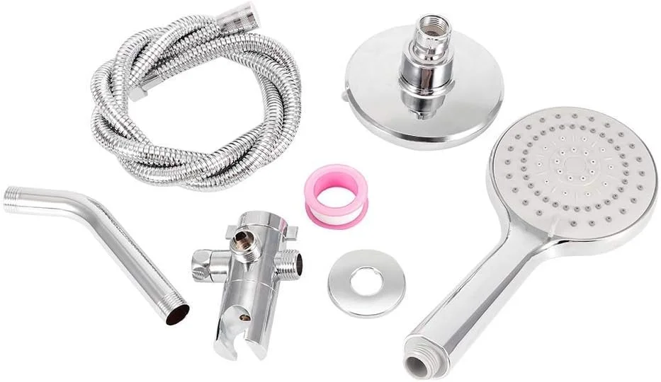 مجموعه دوش دو سر فشار قوی Guomipai با ۵ عملکرد و سردوش دستی مجموعه دوش دو سر فشار قوی Guomipai با ۵ عملکرد و سردوش دستی