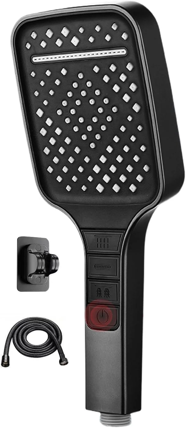 سری دوش دستی، دوش عصایی، 8 حالت، نازل های ضد گرفتگی، آبپاش حمام، لوازم شستشو برای تمیز کردن وان و حیوانات خانگی سری دوش دستی، دوش عصایی، 8 حالت، نازل های ضد گرفتگی، آبپاش حمام، لوازم شستشو برای تمیز کردن وان و حیوانات خانگی