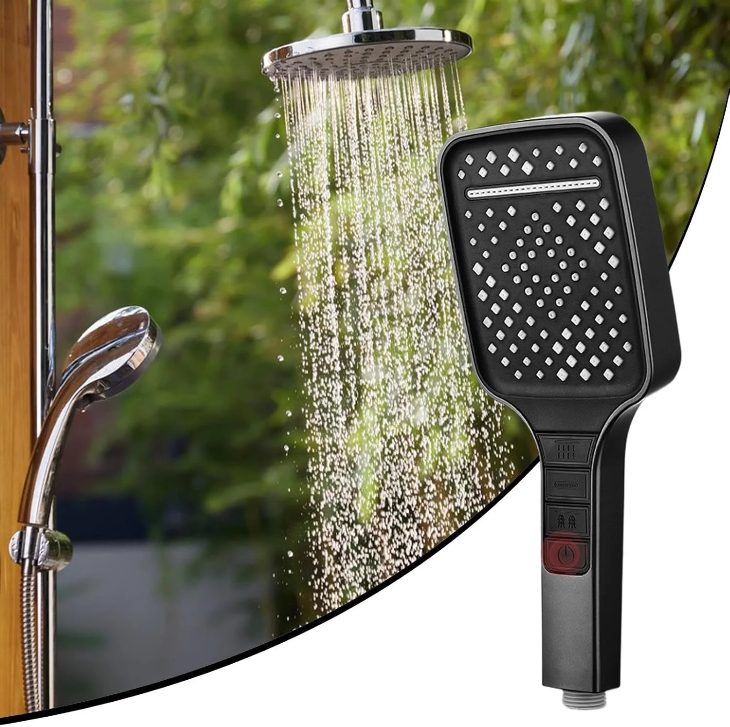 سری دوش دستی، دوش عصایی، 8 حالت، نازل های ضد گرفتگی، آبپاش حمام، لوازم شستشو برای تمیز کردن وان و حیوانات خانگی