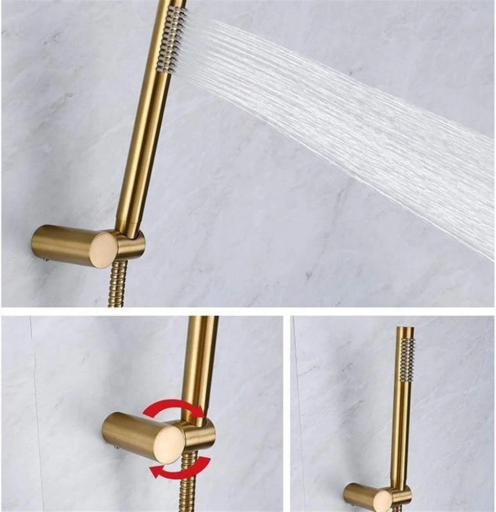 ست دوش دستی TEmkin، ست دوش حمام، ست بازوی دوش بارانی دیواری، سردوش حمام 10 اینچی