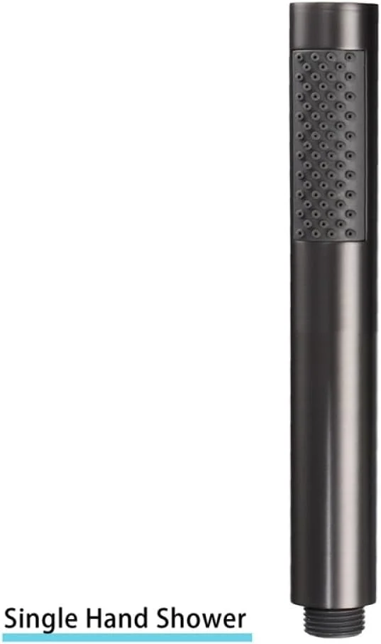سردوش دستی مشکی لوازم جانبی حمام استیل ضد زنگ فشار قوی صرفه جویی در آب چند رنگ، دوش خاکستری برس خورده سردوش دستی مشکی لوازم جانبی حمام استیل ضد زنگ فشار قوی صرفه جویی در آب چند رنگ، دوش خاکستری برس خورده