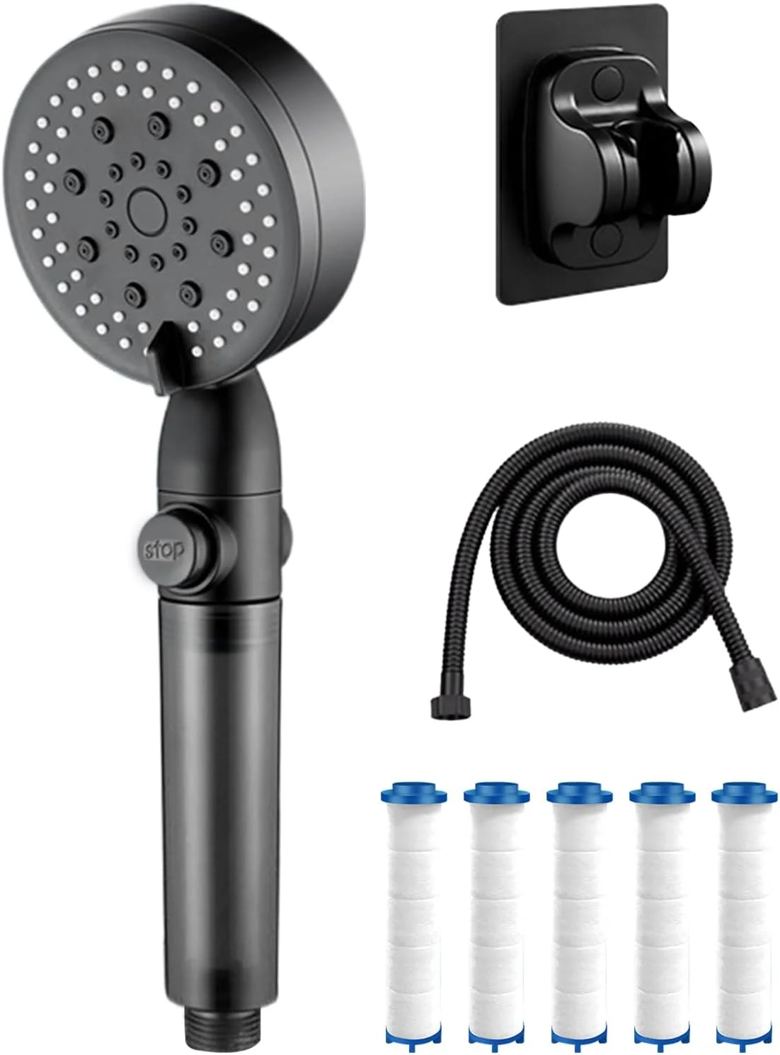 سردوش فیلتردار برای آب سخت | سردوش دستی، سردوش حمام برای آپارتمان، RV، خوابگاه، کمپینگ، هتل سردوش فیلتردار برای آب سخت | سردوش دستی، سردوش حمام برای آپارتمان، RV، خوابگاه، کمپینگ، هتل