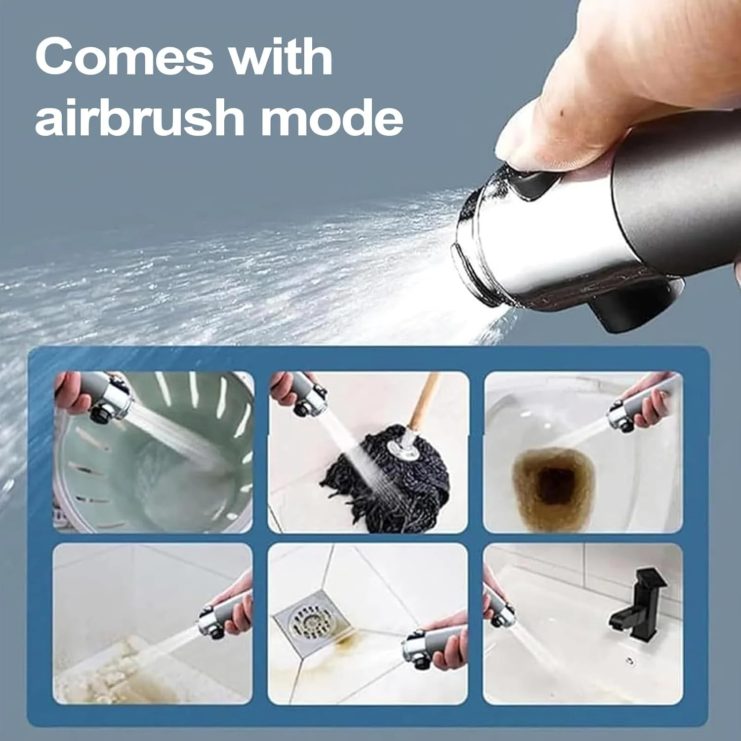 سردوش دستی با حالت های پاشش مختلف، سردوش حمام با قابلیت تنظیم | طراحی ارگونومیک و قابل تنظیم برای حمام، خوابگاه، منزل و هتل سردوش دستی با حالت های پاشش مختلف، سردوش حمام با قابلیت تنظیم | طراحی ارگونومیک و قابل تنظیم برای حمام، خوابگاه، منزل و هتل