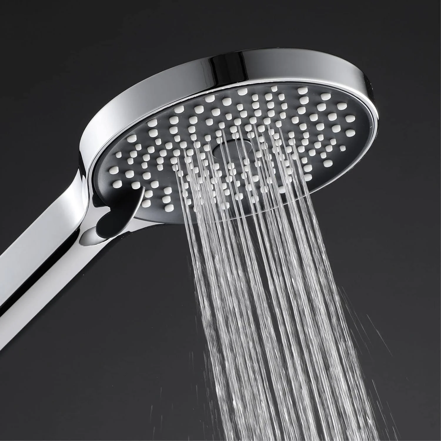 سری دوش دستی با فشار قوی، ضد رسوب، دارای 3 حالت، به همراه نگهدارنده دوش و شلنگ 1.5 متری، مشکی