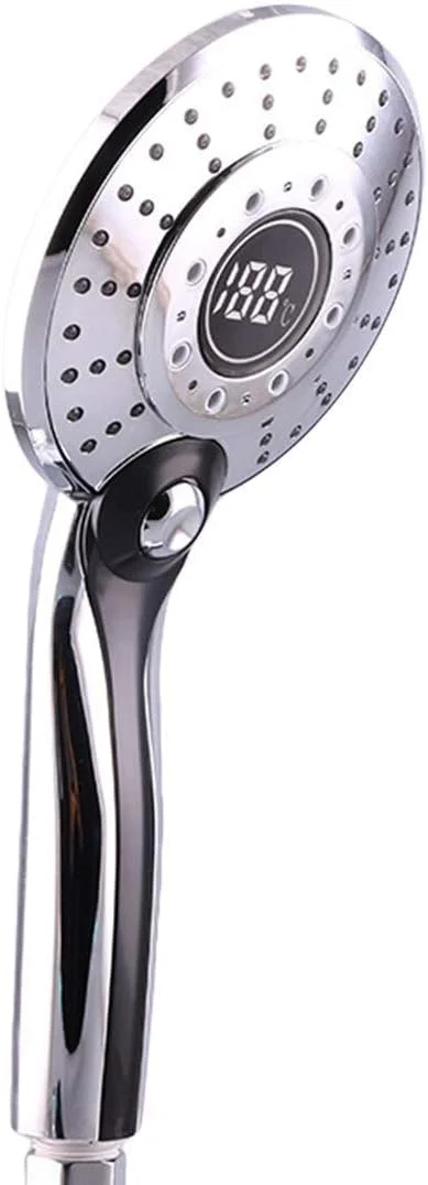 دوش دستی با نمایشگر دیجیتال دما و نور LED، مناسب برای حمام