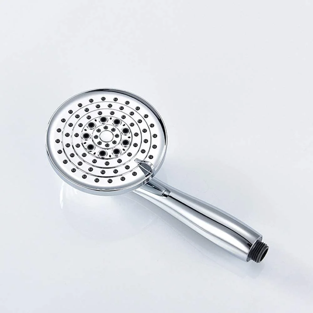 دوش دستی با فشار قوی دارای 5 حالت پاشش، ماساژ آبگرم، سر دوش دستی جداشدنی با روکش کروم به همراه شلنگ و قابلیت تنظیم