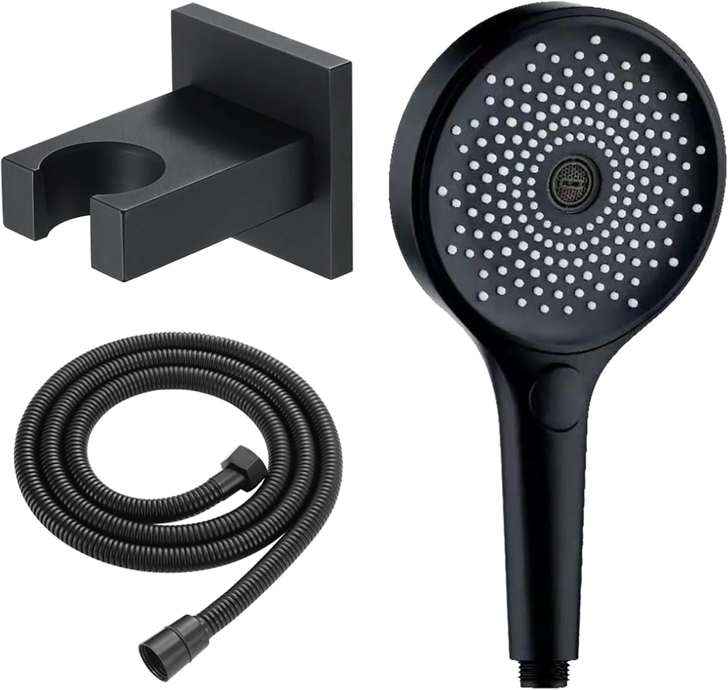 سردوش دستی، سردوش فشار قوی، سردوش جداشدنی با 3 حالت/تنظیمات پاشش به همراه شلنگ استیل 304 کششی و قلاب دوشی مسی، کروم سردوش دستی، سردوش فشار قوی، سردوش جداشدنی با 3 حالت/تنظیمات پاشش به همراه شلنگ استیل 304 کششی و قلاب دوشی مسی، کروم