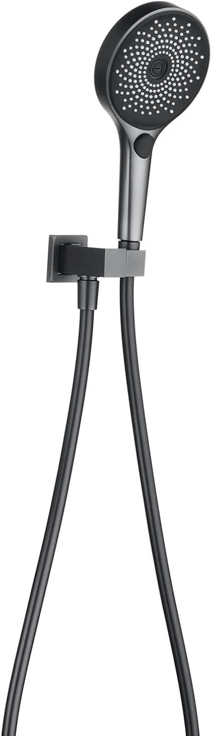 مجموعه سر دوش دستی با فشار قوی، سر دوش ABS با 3 عملکرد، شلنگ دوش 150 سانتیمتری و پایه قابل تنظیم، رزگلد مجموعه سر دوش دستی با فشار قوی، سر دوش ABS با 3 عملکرد، شلنگ دوش 150 سانتیمتری و پایه قابل تنظیم، رزگلد