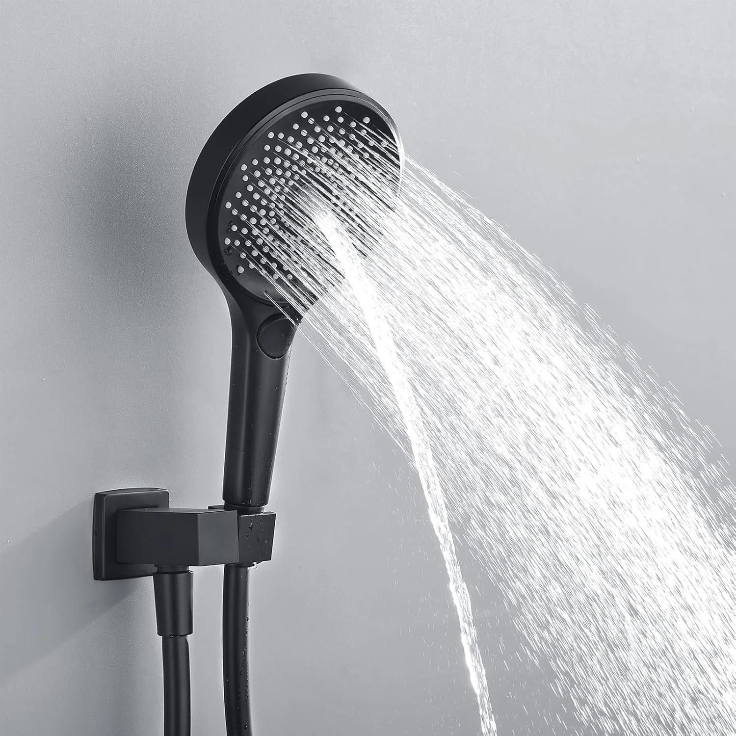 مجموعه سردوش دستی با فشار قوی، سردوش ABS سه حالته با شلنگ 150 سانتی متری و پایه قابل تنظیم - رزگلد مجموعه سردوش دستی با فشار قوی، سردوش ABS سه حالته با شلنگ 150 سانتی متری و پایه قابل تنظیم - رزگلد