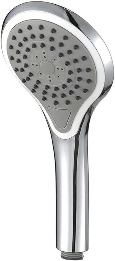 دوش دستی با فشار قوی دارای 3 حالت پاشش، ماساژ و آبگرم، روکش کروم، مدل M