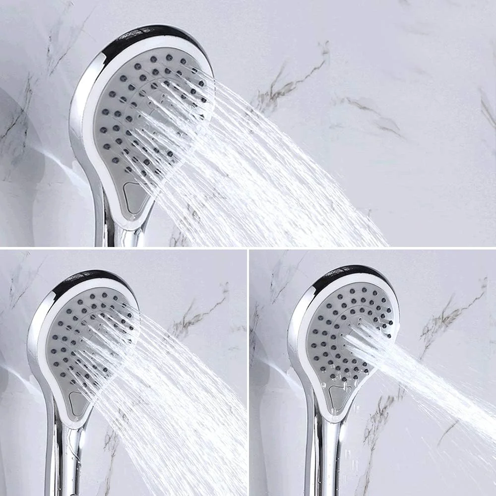 سری دوش دستی فشار قوی با 3 حالت پاشش، ماساژ و آبگرم، روکش کروم، مدل M سری دوش دستی فشار قوی با 3 حالت پاشش، ماساژ و آبگرم، روکش کروم، مدل M