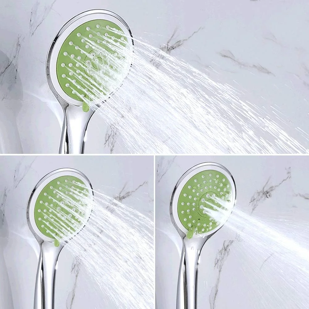 سردوش دستی با فشار بالا، 3 حالت پاشش، ماساژ آبگرم، سردوش دستی جداشدنی، روکش کروم، L سردوش دستی با فشار بالا، 3 حالت پاشش، ماساژ آبگرم، سردوش دستی جداشدنی، روکش کروم، L