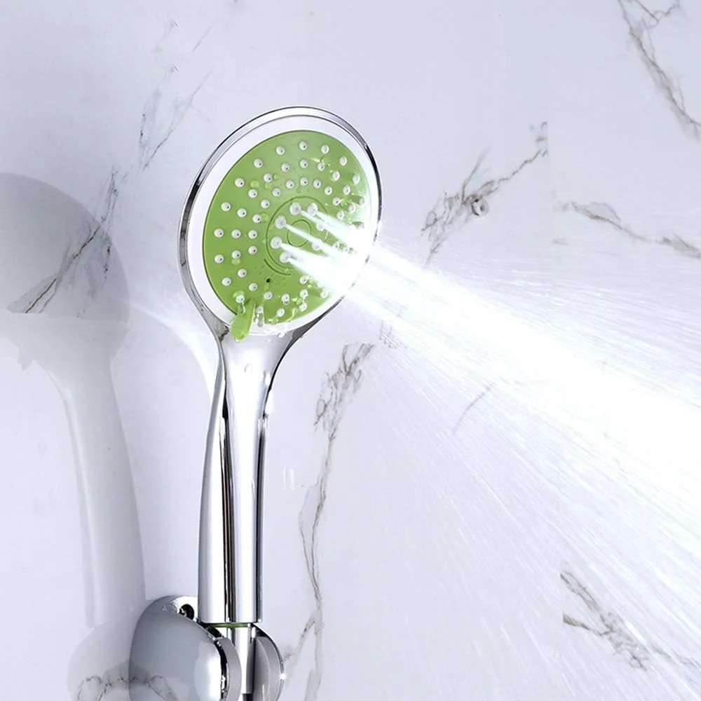 سردوش دستی با فشار قوی دارای 3 حالت پاشش ماساژ آبگرم، سردوش دستی جداشدنی با روکش کروم، L سردوش دستی با فشار قوی دارای 3 حالت پاشش ماساژ آبگرم، سردوش دستی جداشدنی با روکش کروم، L