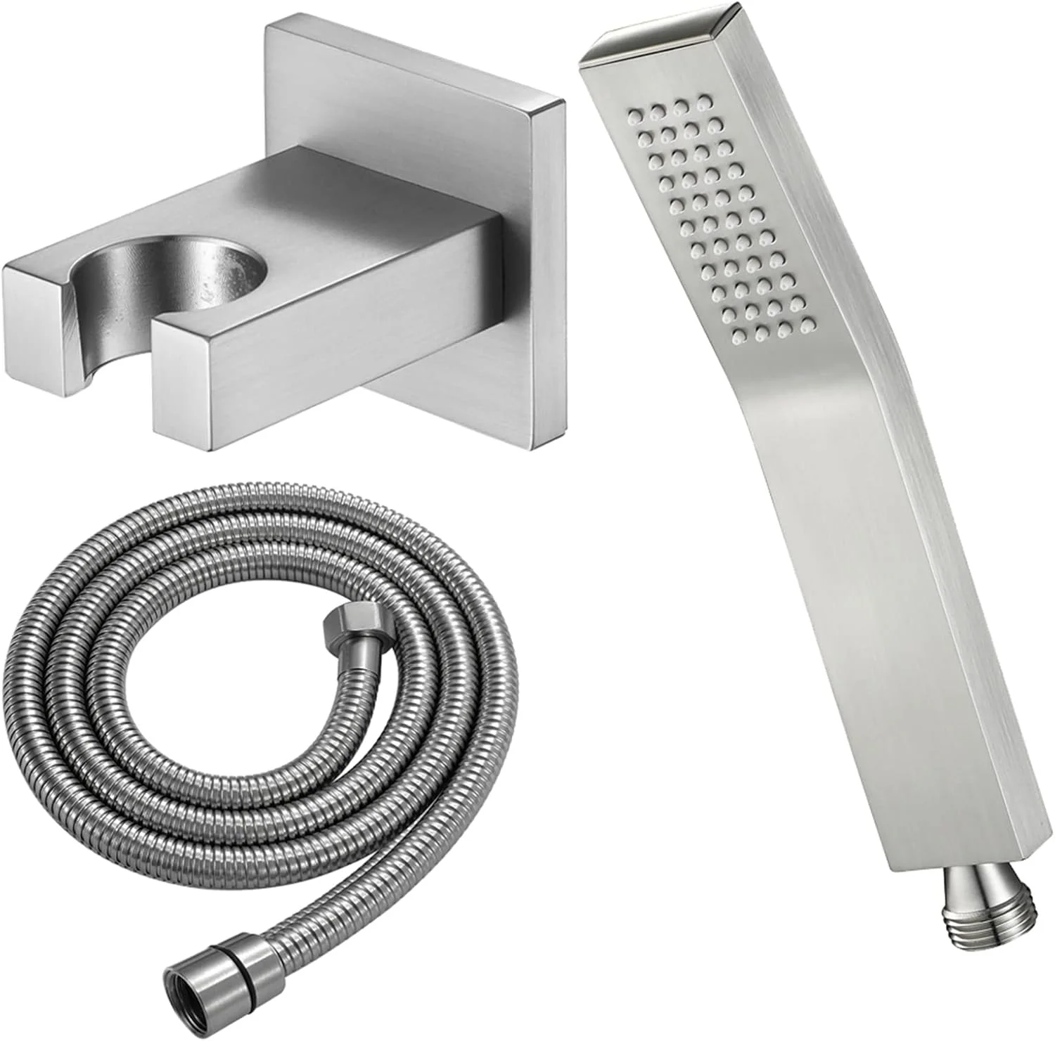 ست سردوش دستی با فشار قوی، سردوش دستی مسی با شلنگ استیل 304 و پایه بازویی مسی، سردوش دستی حمام، مدل Type2