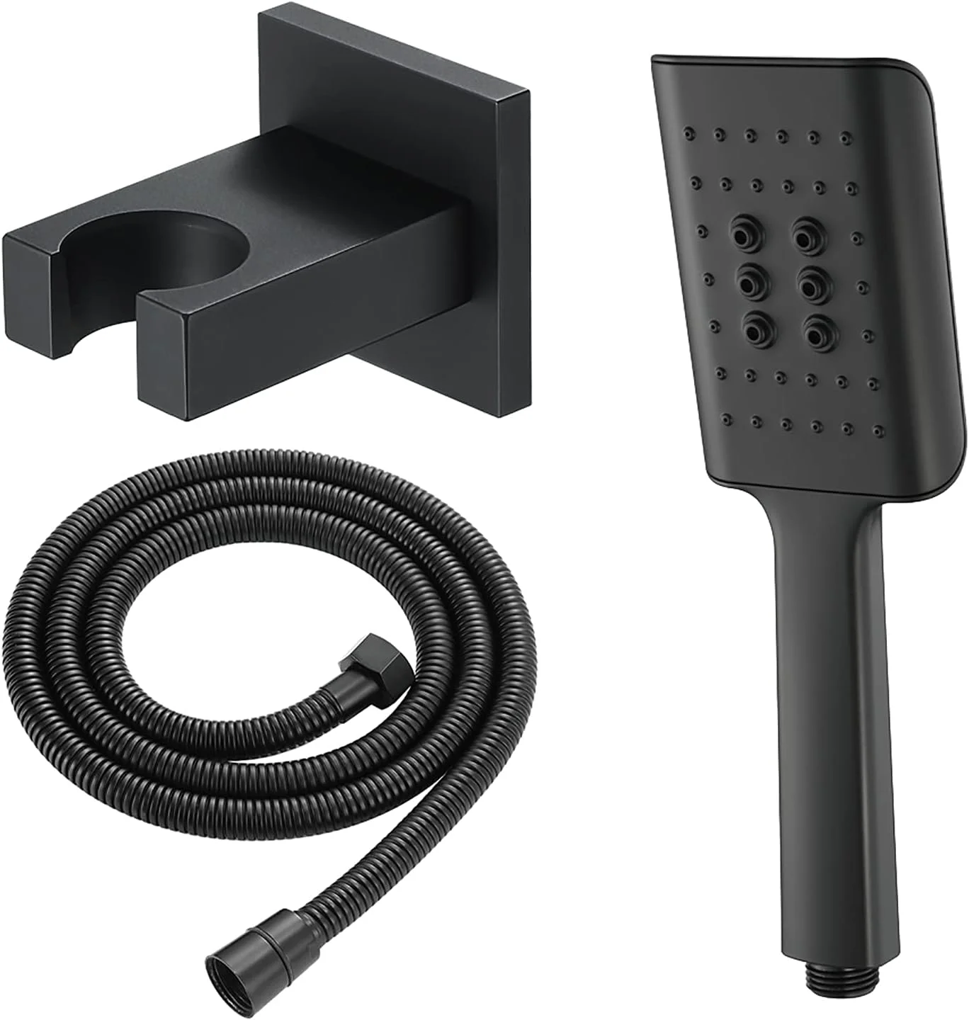 مجموعه سردوش دستی با فشار بالا، سردوش دستی ABS، سردوش جهانی با جریان بالا به همراه شلنگ 1.5 متری و پایه برنجی