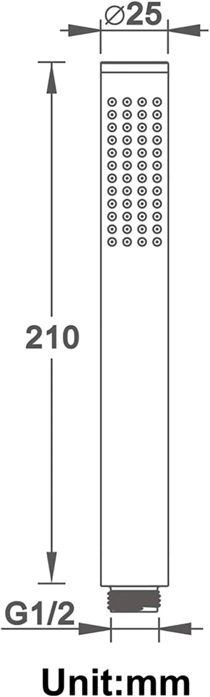 سردوش دستی با فشار قوی، پاشش بارانی، برنجی، یونیورسال، سفید، اتصال G1/2 اینچ، مناسب حمام سردوش دستی با فشار قوی، پاشش بارانی، برنجی، یونیورسال، سفید، اتصال G1/2 اینچ، مناسب حمام