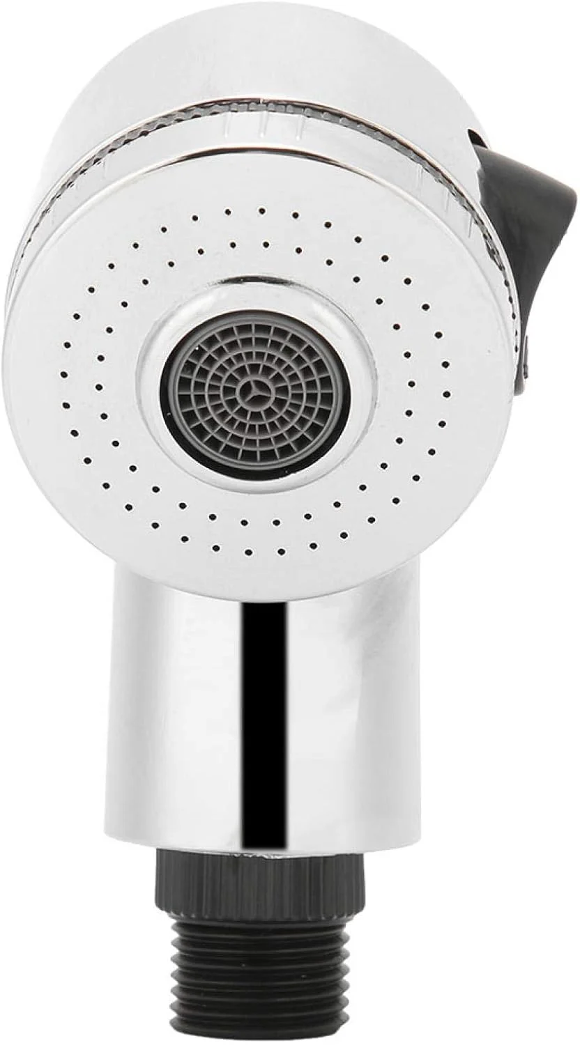 شیر آب دستی لگن شامپو سالن آرایش مو، سر دوش صندلی تخت شامپو، آداپتور شلنگ شامپو لوازم جانبی سر دوش، شیر آب سر دوش تخت شامپو با سوئیچ جانبی، قطعات شلنگ